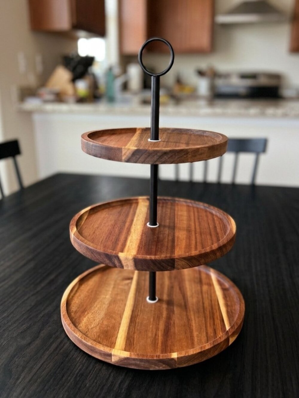 3-Tier | Farmhouse-Style Wood Cupcake & Dessert Display Stand